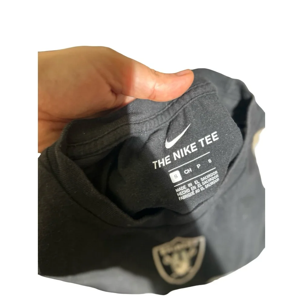 Nike Las Vegas Raiders Josh Jacobs 28 Player T-Shirt Black Youth Small